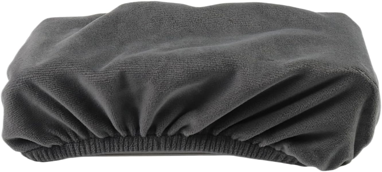 Office Chair Armrest Pads Covers Chair Cushions for Elbow and Forearms Removable Slipcovers (Dark Grey)