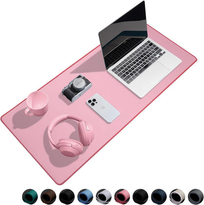 Reniteco Waterproof Large Gaming Mouse Pad with Durable Stitched Edges, Non-Slip Rubber Base, Grainy Jacquard Mouse Mat Desk Pad for Home Office Gaming, 31.5''x11.8''x0.12'', Matte Beige