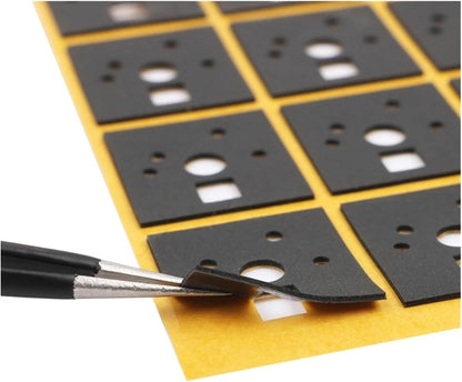 120 Pieces Mechanical Keyboard Switch Sticker Noise Dampener Foam Sound Reduction Insulation Film Fit for Switch Stabilizer(PORON)