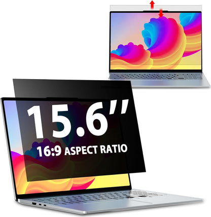 Laptop Privacy Screen 14 Inch 16:9 Aspect Ratio, Laptop Screen Privacy Shield Compatible With Lenovo Hp Dell Acer Asus Thinkpad Envy Xps, Removable Anti Glare Blue Light Computer Filter Protector