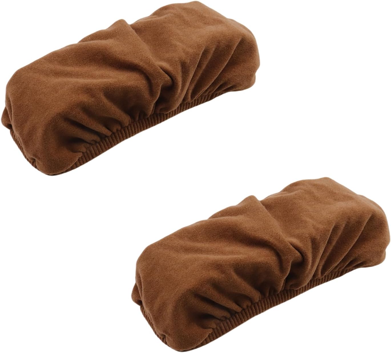 Office Chair Armrest Pads Covers Chair Cushions for Elbow and Forearms Removable Slipcovers (Dark Grey)