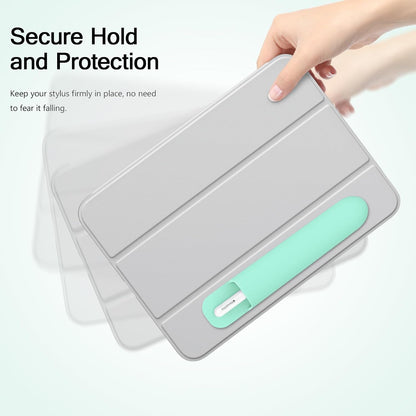 MoKo Pencil Case Holder, Adhesive Silicone Pencil Protected Sleeve Compatible with Apple Pencil Pro/ (USB-C)/ 1st/ 2nd Generation, Similarly Sized Styluses Accessories, Black