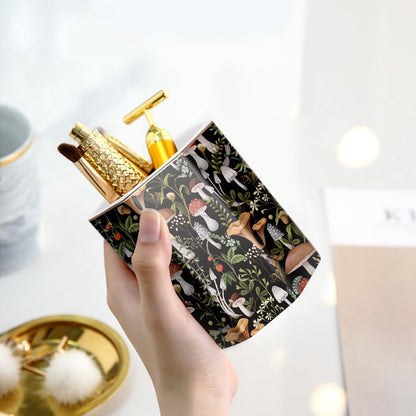 Pen Holder, Pencil Holder for Desk, Marble Desk Organizer Cute, Durable Ceramic Pencil Cup, Decorative Makeup Brush Holder Cup, Stationery Holder for Office, Home, Gray Marble