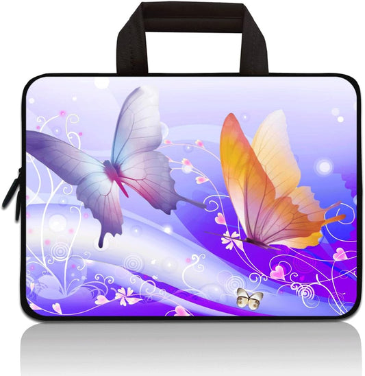 Universal 7~9 inch Kids Tablet Portable Neoprene Zipper Carrying Sleeve Case Bag Fits 7" 8" 8.5" 8.9" 9" iPad Mini 5 4 3 2 1, Galaxy Tab A 8.0 (Rocket)