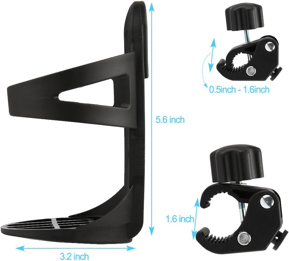 Accmor Universal Bike Water Bottle Holder for Large Bottles, Bike Water Bottle Cages Cup Holder Fits Most Bicycles