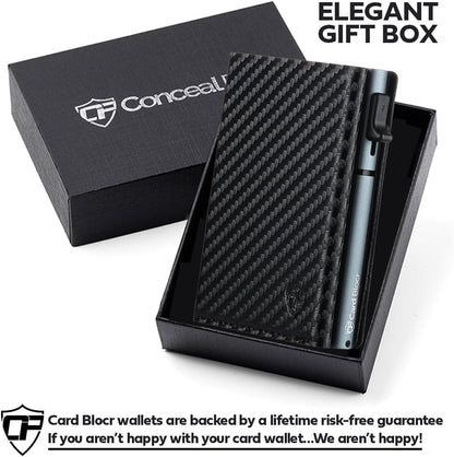 Conceal Plus Wallet Finder Slim Tracker, 5-Year Battery Life - Never Needs Charging, Track Wallet, Backpack, Luggage and More, Works with Apple Find My iOS Only (Android Not Supported)