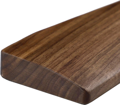 YMDK Wooden Wrist Rest Solid Wood Walnut for Keychron Q13 Pro Mechanical Keyboard