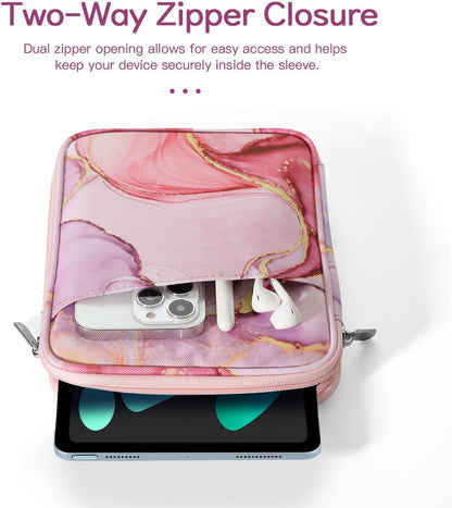Dadanism 9-11" Tablet Sleeve Bag Carrying Case for iPad (A16) 11th Gen 11", iPad 10th Gen 10.9" Air 5/4, iPad Air M4/Pro 11", iPad 9/8/7th, Galaxy Tab A11+ Plus 11", Remarkable 2 10.3", Black