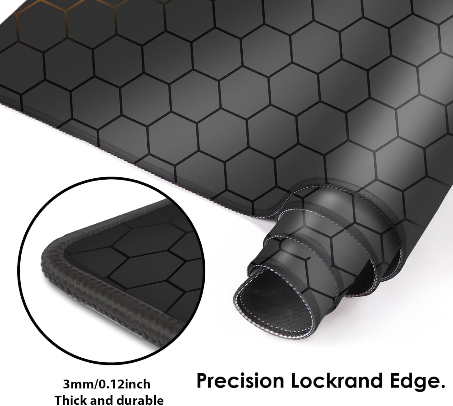 Galdas Mouse Pad For Gaming,Forest Background Pattern XXL XL Large Mouse Mat Long Extended MousePad Desk Mat Non-Slip Rubber Mice Pads Stitched Edges Thin (31.5 x 11.8 x 0.12 Inches) Tree