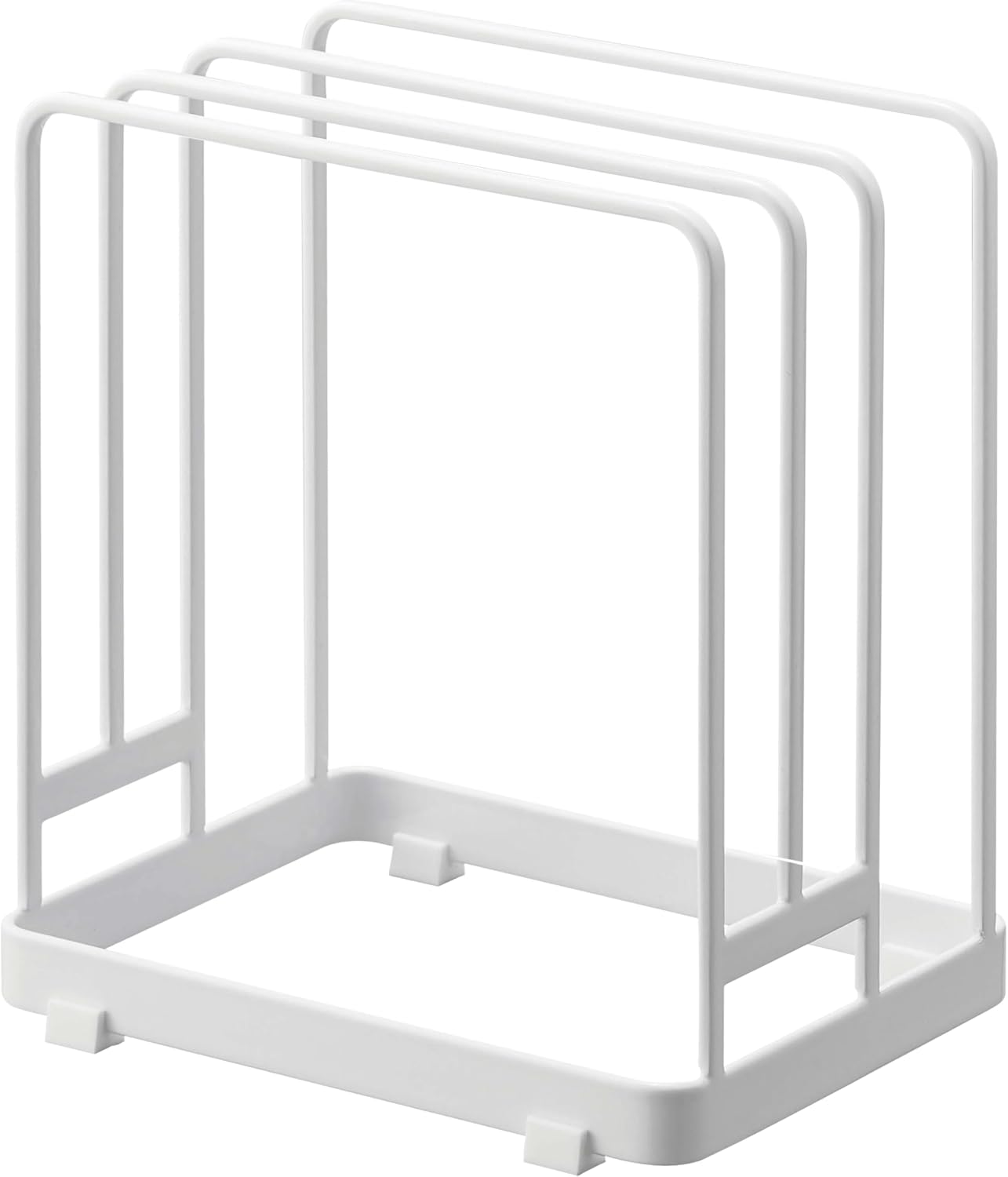 Yamazaki Home Tower Cutting Board Holder Storage Stand For Round And Rectangular Chopping Boards - Steel