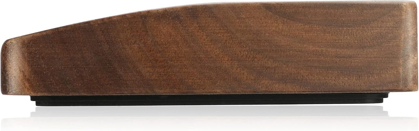 Faluber Wooden Wrist Rest, 17.3-inch Length and 20mm Thickness for Full-Sized Keyboard, Palm Rest, Ergonomic Design for Mechanical Gaming Keyboard, Wipe Clean (Fullsize-440mm, Walnut Wood)