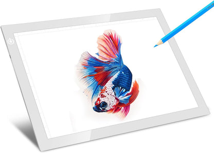 LitEnergy A3 Copy Light Board Tracing Box, Ultra-Thin Adjustable Drawing Tablet USB Power Artcraft LED Tracer Pad for Diamond Art Painting Accessories, Streaming, Sketching, Animation, Stenciling