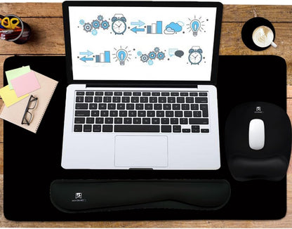WB WEIRDBEAST Keyboard Wrist Rest Large Mouse Pad Wrist Support for Computer, 4 in 1 Memory Foam Keyboard Pad Desk Mat Ergonomic Hand Rest Wrist Cushion for Home Office Gaming-Pink