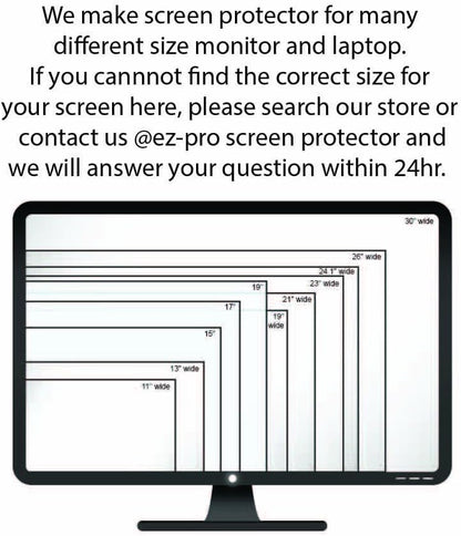 Anti-Glare and Anti Finger Print Screen Protector (3 Pack) for 20 Inches Widescreen Desktop Monitor