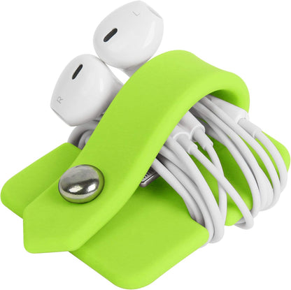 Headphone Case Cord Organizer Earbuds Holder Earphones Case Wrap Winder Headset Keeper Cord Manager Cable Organizer Black | Cord Organizer