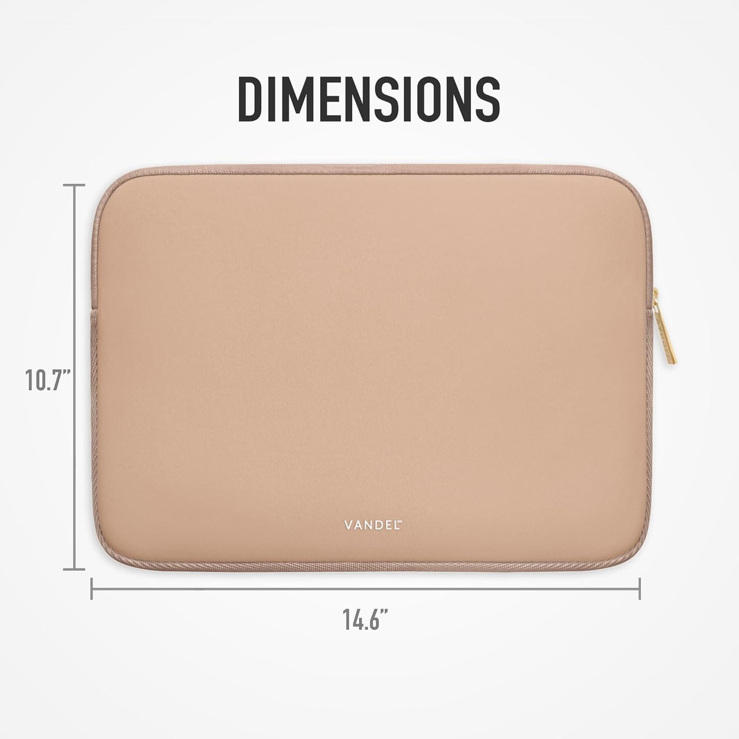Vandel Slim MacBook Pro 16 Inch Laptop Sleeve, 15.6-16 inch Laptop Case, Protective MacBook Case Sleeve, Dell XPS 16 Cover 15.6 in, HP 15-fc, Lenovo IdeaPad 15, Mac Book Pouch, Computer Carrying Bag