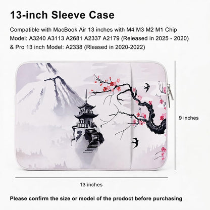 Laptop Sleeve for MacBook Neo/Air/Pro 13 inches A18/M5/M4/M3/M2/M1 Chip 2026-2020 A3404 A3449 A3240 A3113 with 2 Pockets Tablet Bag Case Accessories (Bright Pink)