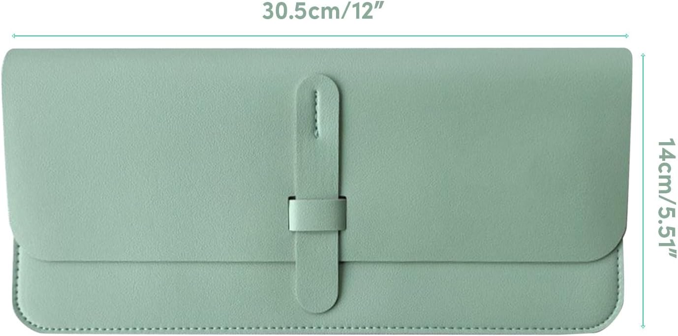 Keyboard Cover Sleeve Carrying Case PU Leathers for Wireless Keyboard Protective Bag Shockproof Case Replacement