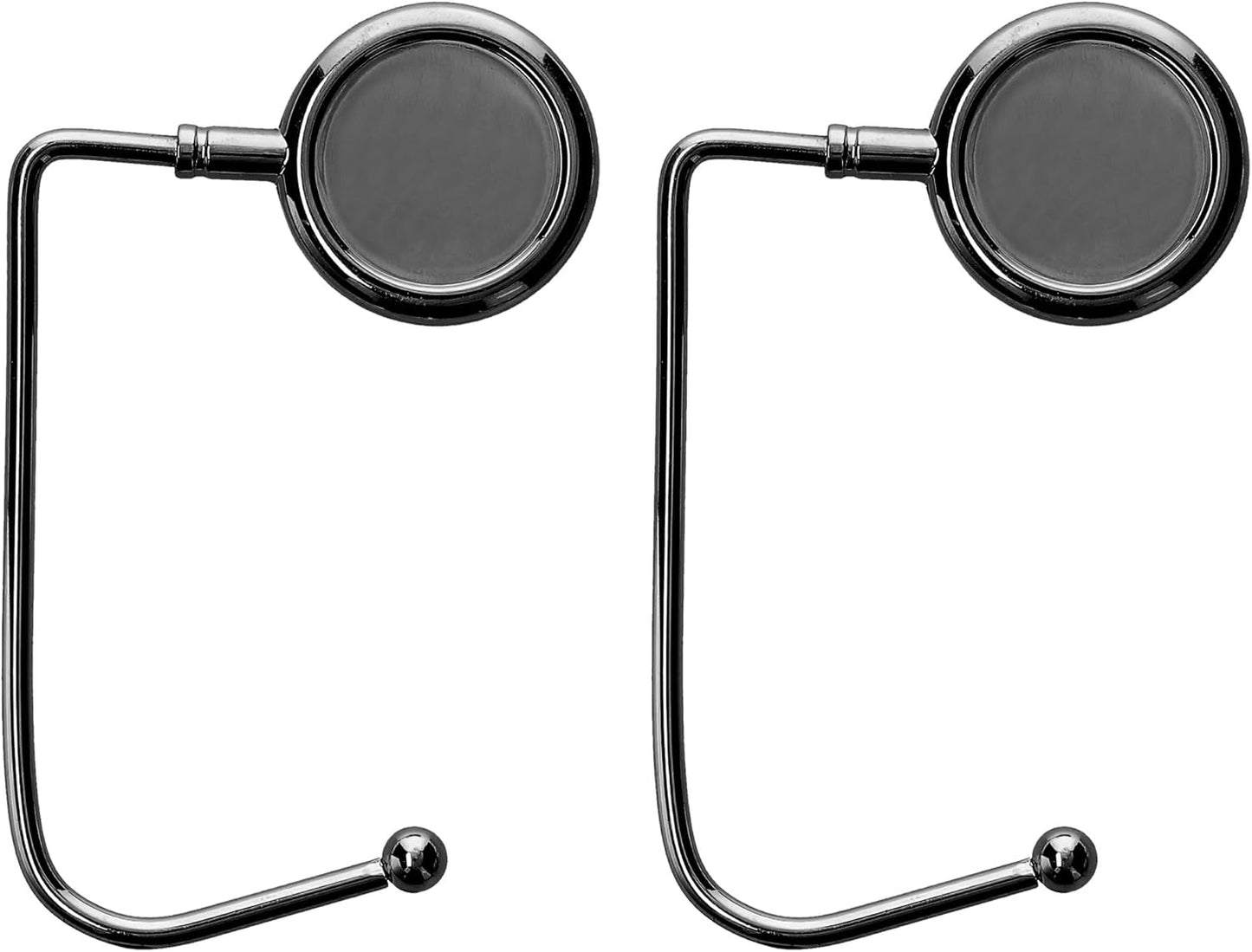 kwmobile Purse Hook for Table - Set of 2 Purse Holder - Handbag Hanger - Portable Bag Holder - Bag Hooks for Desk - Table Hook Gold