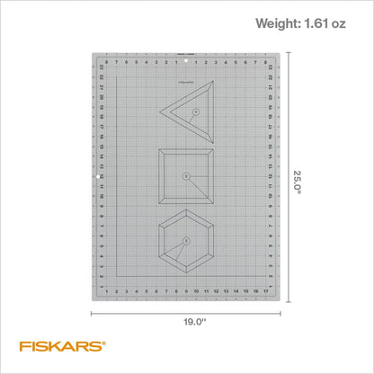 Fiskars Self Healing Cutting Mat with Grid for Sewing, Quilting, and Crafts - 18" x 24 Grid Lilac/Mountain Haze