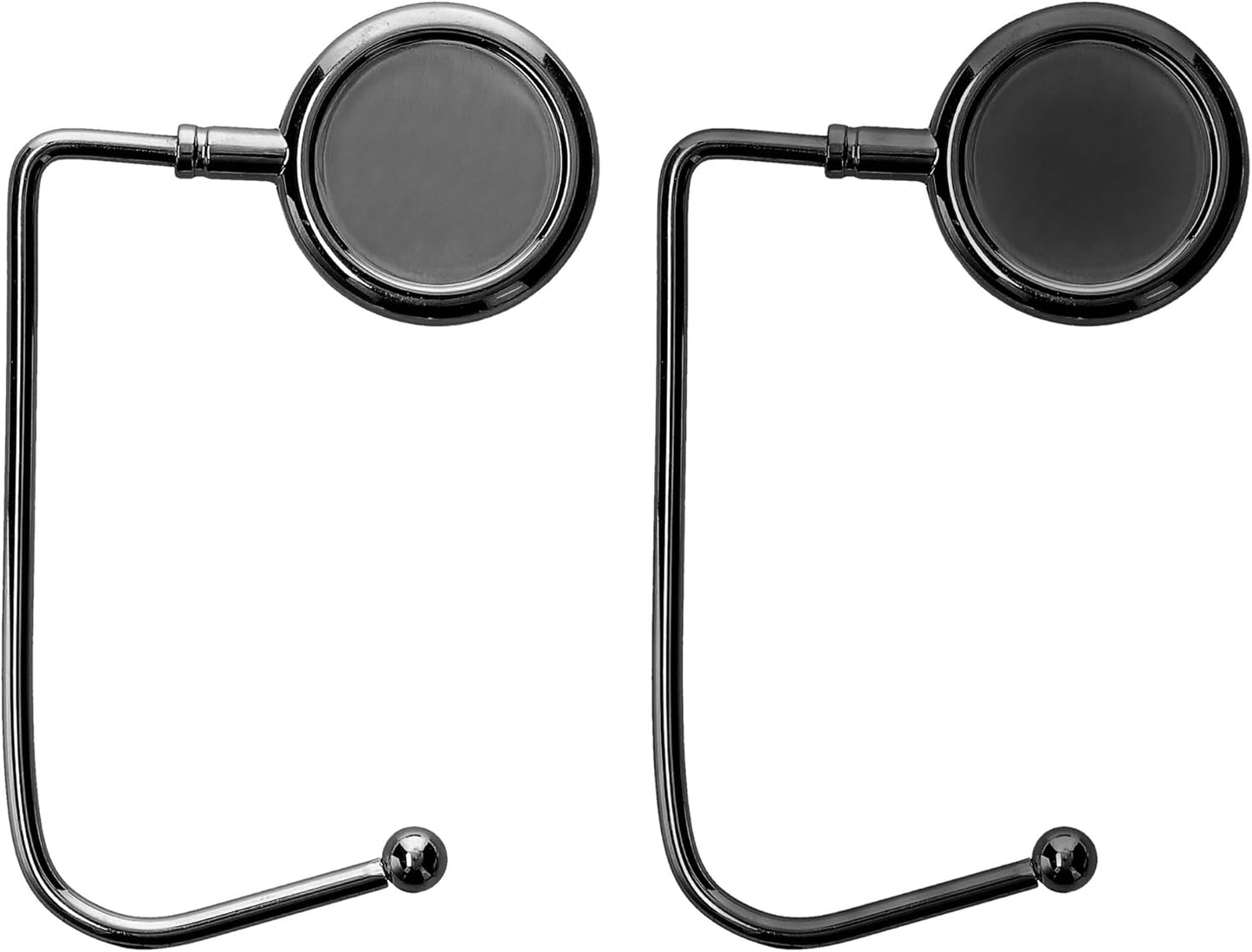 kwmobile Purse Hook for Table - Set of 2 Purse Holder - Handbag Hanger - Portable Bag Holder - Bag Hooks for Desk - Table Hook Gold