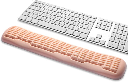 UnivoColors Ergonomic Mouse Wrist Rest,Latest 3.0 Wave Curve Design,High-Resilience Memory Foam Non-Slip Base,Reduces Wrist Fatigue,Ideal for Office Gaming & Long Hours of Use(Black)