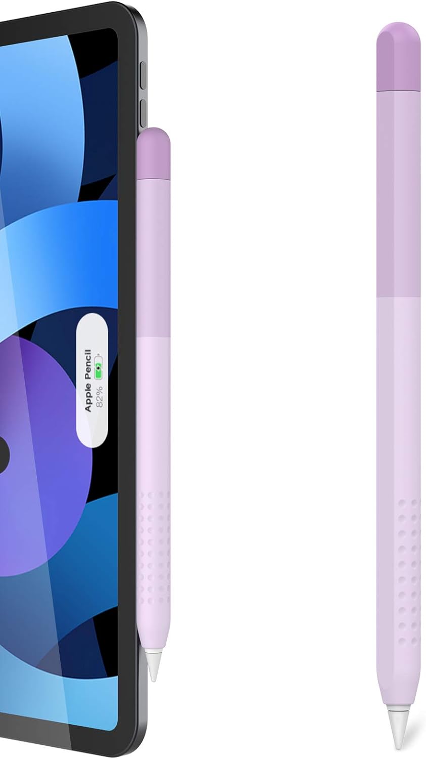Delidigi for Apple Pencil Pro Case (2024) & Apple Pencil 2nd Generation Sleeve,Soft Silicone Grip Cover,Magnetic Charging Compatible,Double Tap Support,Gradient Color Design