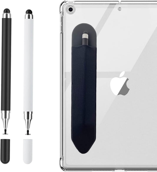 Tablet Stylus Pen for Android/iPhone/Touch Screens/Samsung/Kindle Fire HD,Universal Stylist Capacitive Pens 2 in 1 Pencil Holder for Galaxy Tab A8/A7 Lite/S6/Note 10/Apple iPad/14 Pro Max/13/12/11/SE