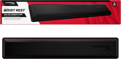 HyperX Wrist Rest – Compact – Cooling Gel – Memory Foam – Anti-Slip,Black