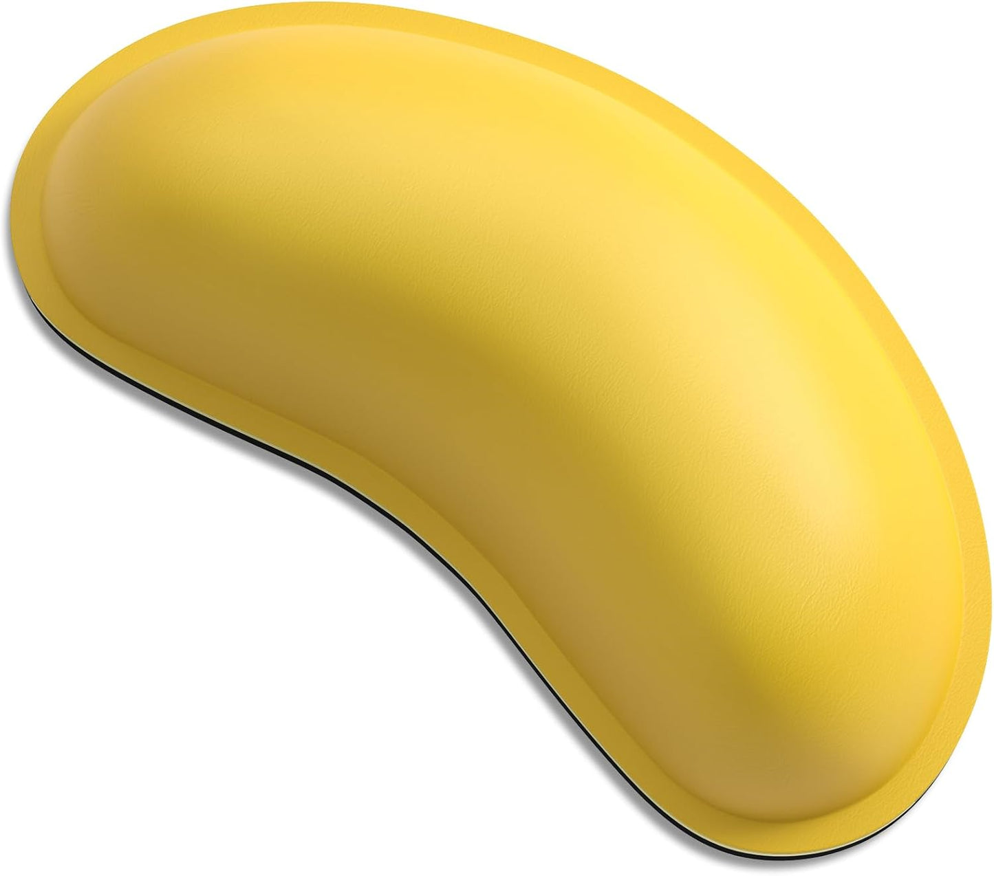 Dapesuom Mouse Wrist Rest, Ergonomic Memory Foam Mouse Wrist for Computer Desk Mats Support, PU Leather Hand Rest Pad Cushion for Gaming, Laptop, Men, Women, Pain Relief & Easy Typing, Black