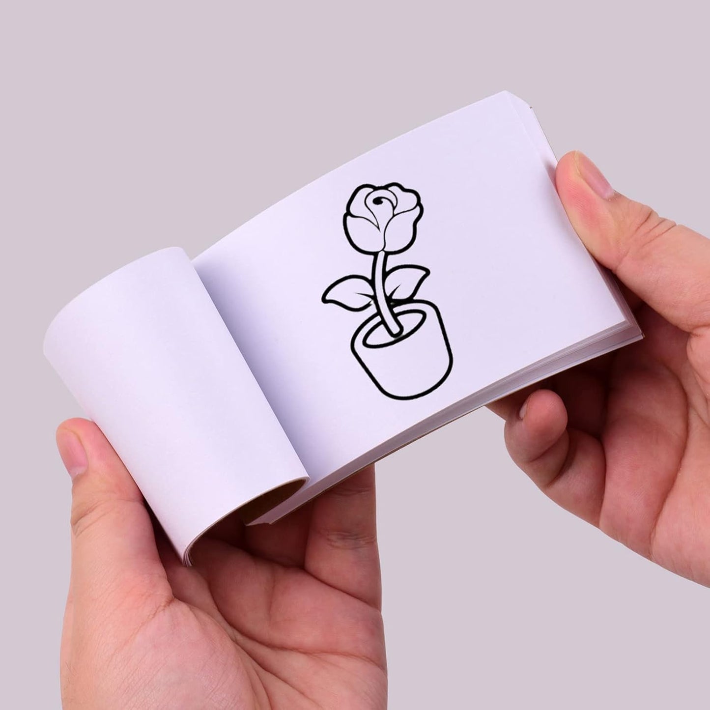 Mini Led Light Pad with 5 Flip Books, Flip Book Kit with Light Pad LED Light Box Tablet，300 Sheets Drawing Tracing Animation Sketching, USB Powered Light Box