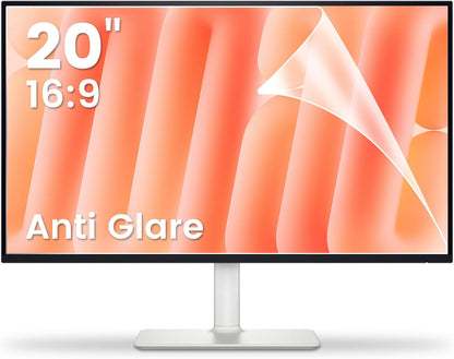 F FORITO 2-Pack 22 inch 16:10 Matte Anti Glare Computer Screen Cover, Anti Glare Eye Protection Film Compatible with All 22" Widescreen Monitors with 16:10 Aspect Ratio (18.7"W x 11.7"H) Not for 16:9