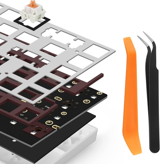 Poron Keyboard PCB Foam 84 Layout, Poron Switch Pads 120Pcs and Keyboard Sound Dampeners