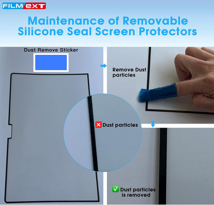 [2 Pack] 27 Inch Computer Privacy Screen , 16:9 Aspect Ratio Monitor Privacy Filter with Anti-Glare, Anti-Blue Light & Anti-Spy Protection, Removable Anti-Scratch Screen Protector for 27-Inch Widescreen Monitors