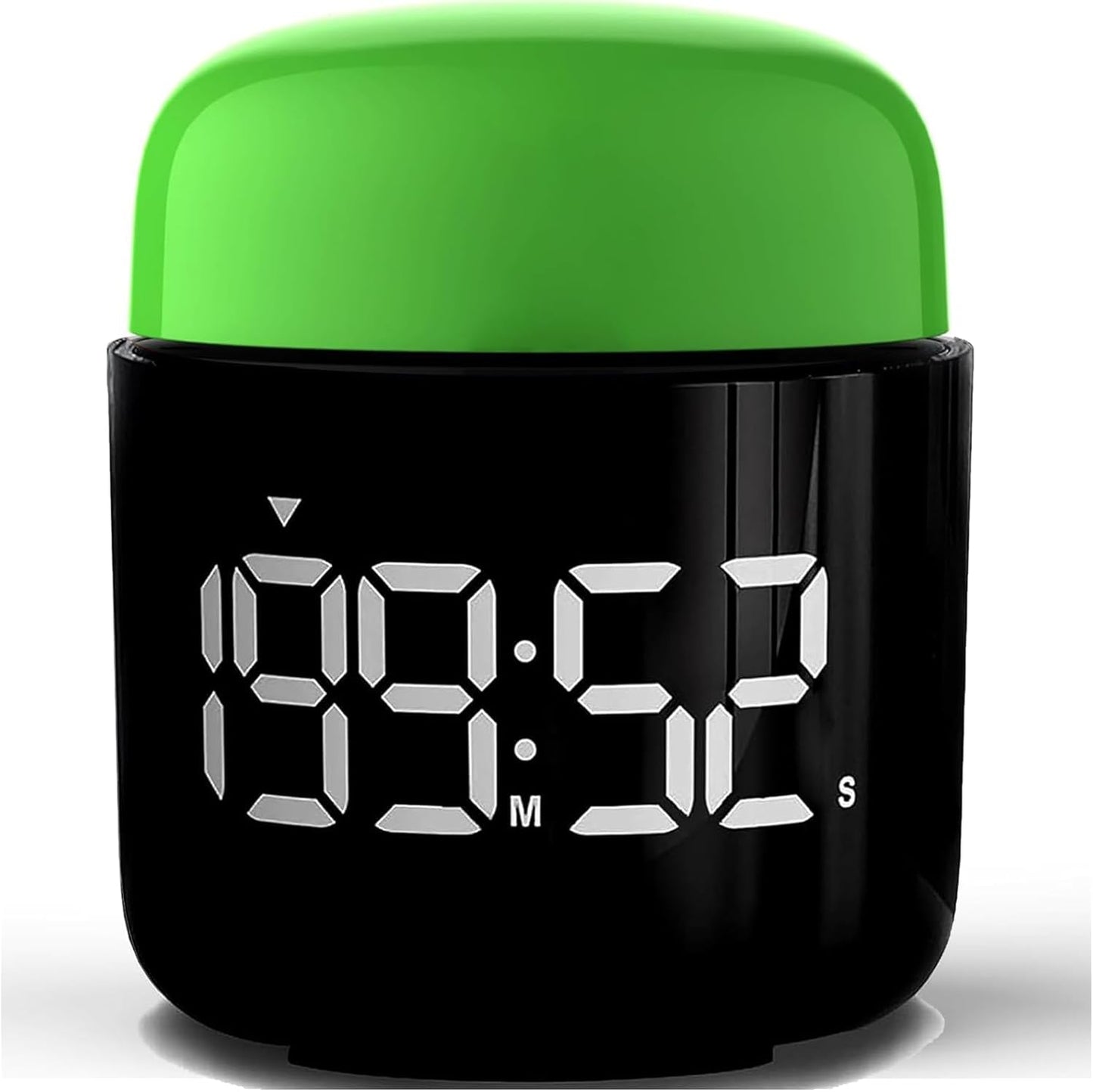 Table Twist Timer, Large LED Display Stopwatch, Silent & Loud Alarm, 199 Minute Countdown & Up, Vintage Night Light, for Kitchen Cooking Meeting Teacher Classroom Office Yoga Fitness Games (Orange)