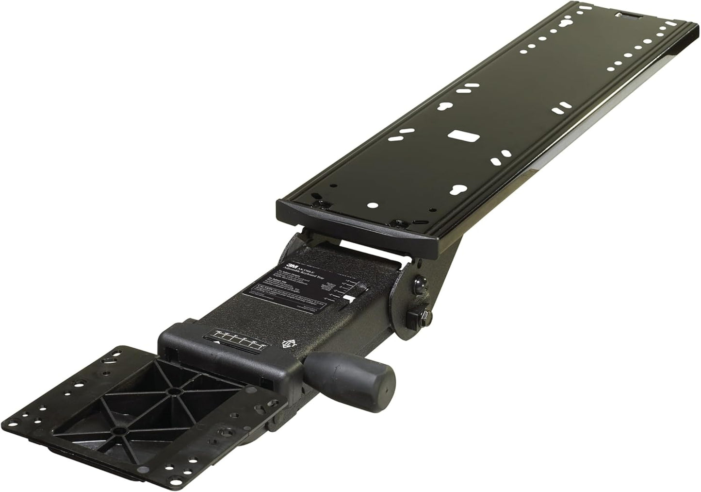 3M Keyboard Tray, Just Lift To Adjust Height And Tilt, Sturdy Tray Includes Gel Wrist Rest And Precise Mouse Pad, Swivels Side To Side And Stores Under Desk, 23" Track, Black (AKT90LE)