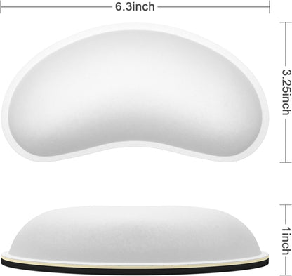 Dapesuom Enlarge Keyboard Wrist Rest, Memory Foam Keyboard Wrist Cushion for Computer Desk Mats Support, Pain Relief Ergonomic Mouse Pad Rests with Non-Slip Base for Gaming, Laptop, Radiant Orchid