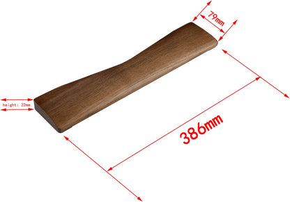 2 pcs Mini Wood Wrist Rest Portable Movable Solid Wooden Walnut Beech for Most Mechanical Keyboard Numpad Sp64