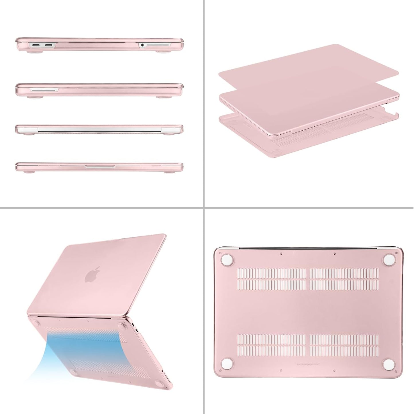 MOSISO Compatible with MacBook Neo Case 13 inch 2026 Release Model A3404 with A18 Pro Chip, 4 in 1 Kit Precision Fit Crack & Scratch Resistant Protective Hard Shell Case Cover, Crystal Clear