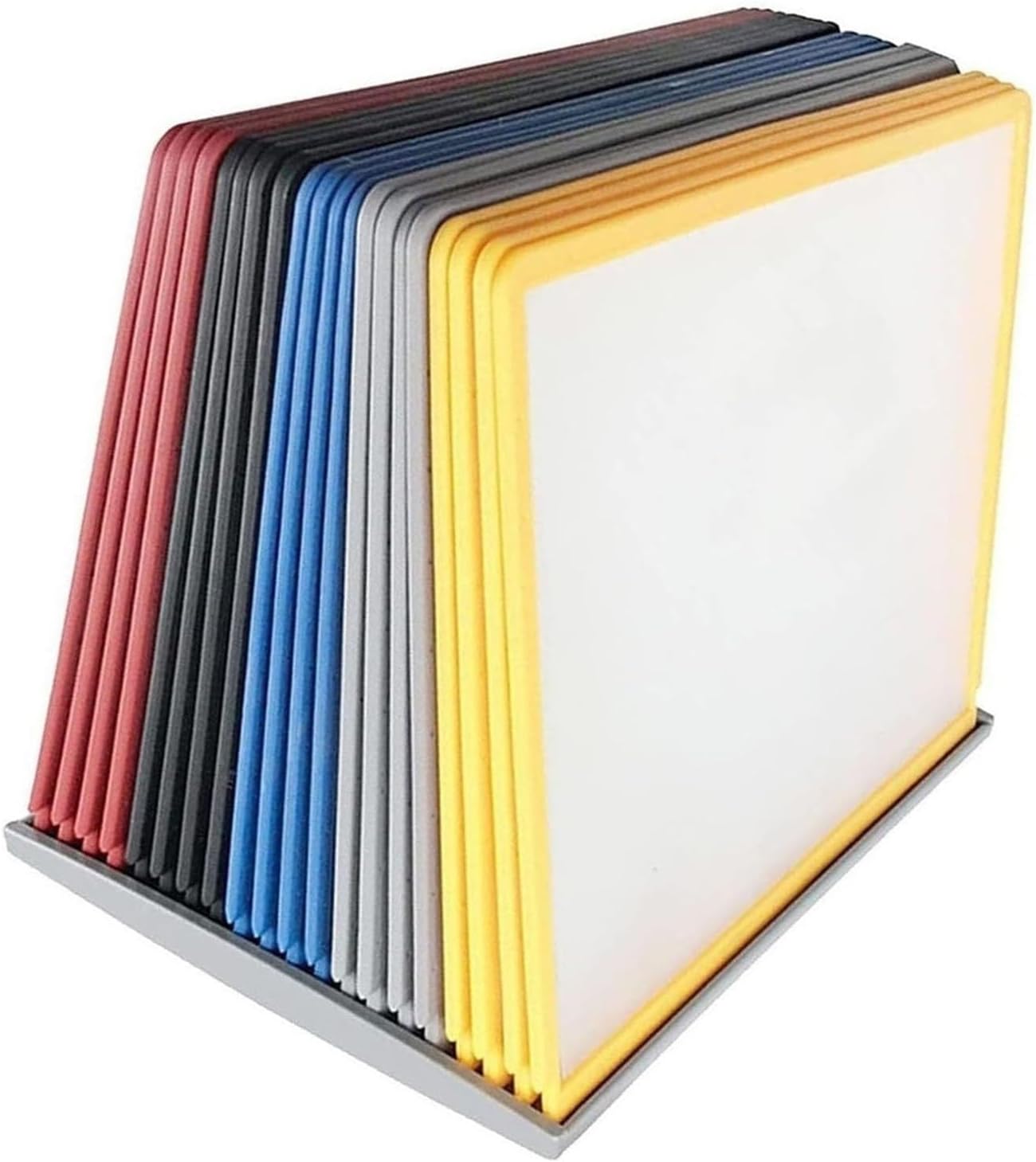 KYOFIS Wall Mounted Flip Display Folder Reference Organizer 20 Sides Document Holder A4 Poster Binder System for Wall