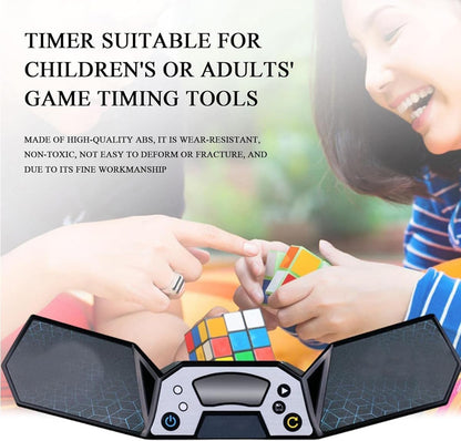 Speed Cube Timer, Touch Control, Professional Timer Machine, Speed Race, Display, Black