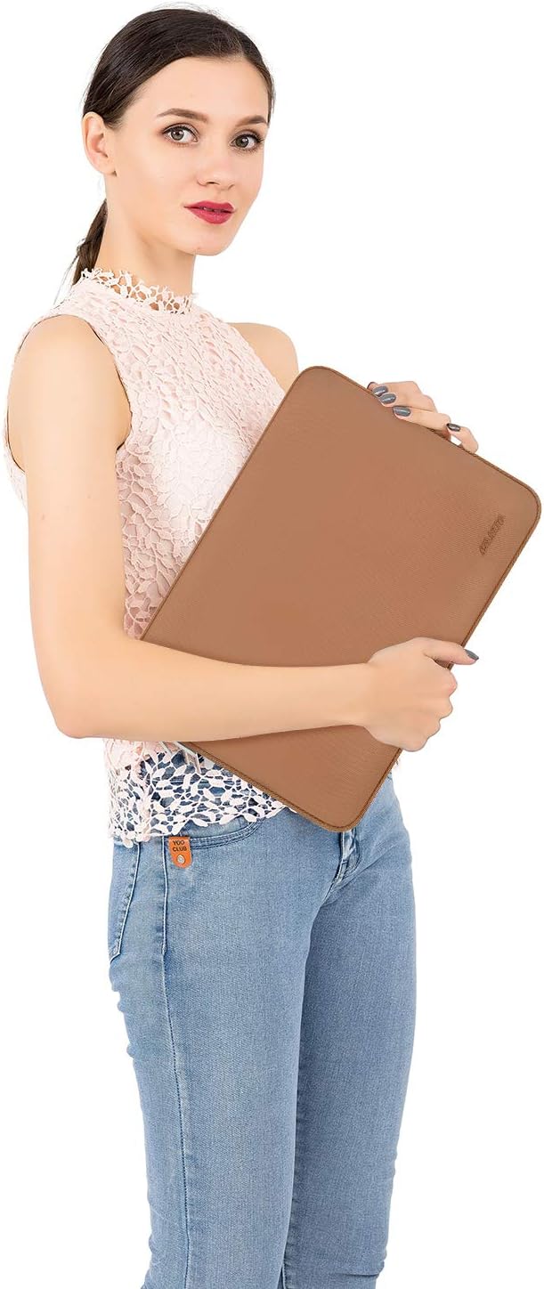 MOSISO Laptop Case 13.3 inch, 13-13.3 inch Laptop Sleeve Bag Compatible with MacBook Air/Pro 13/Pro 14 M5 M4 M3 M2 M1, HP Dell ASUS Lenovo, Neoprene Computer Sleeve Bag with Small Case, Baby Pink - Colors A