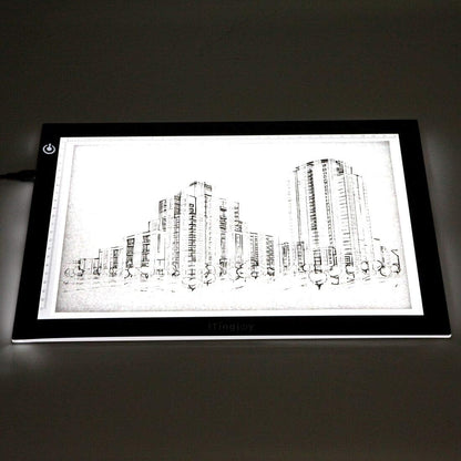 ME456 A4 LED Light Box 9x12 Inch Light Pad Only 5mm Ultra-Thin USB Power Light Table for Tracing, Tattoo Transferring, Drawing, Streaming, Sketching, Animation, Stenciling, Diamond Art Painting