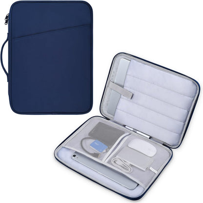 12-12.9 Inch Tablet Sleeve Bag for 12.4" Samsung Galaxy Tab S10+ S9+ Plus/S8+/S7+ Plus/S7 FE,13" iPad Air M4 M3 M2/iPad Pro M5 M4/Pro 12.9"/Microsoft Surface Go 2 12.4"/Pro 11 10 Carrying Case-Black