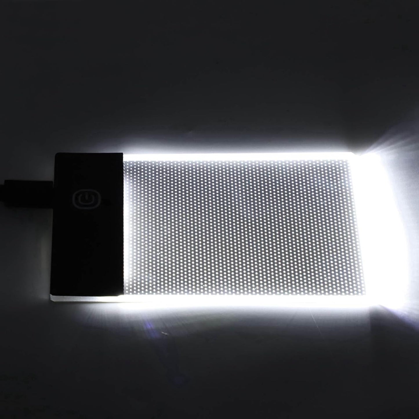 Msiud LED Light Board, A6 Portable Box Tracer Function Brightness Adjustable Tracing Flip Book Tablet Copy Paint Pad Drawing Sketching Power Artcraft Transferring Streaming Animation Stenciling