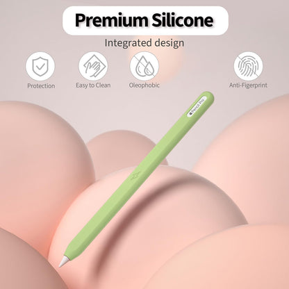 Ultra Thin Protective Pencil Cover for Apple Pencil Pro &Apple Pencil 2nd Gen Silicone Case Sleeve Compatible with Apple Pencil Pro (Pink)