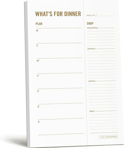 Daily Planner Notepad with Hourly Schedule - ADHD Planner, Time Block Planning Pad, Desktop To Do List, College Supplies - 6 x 9” - 50 Undated Sheets