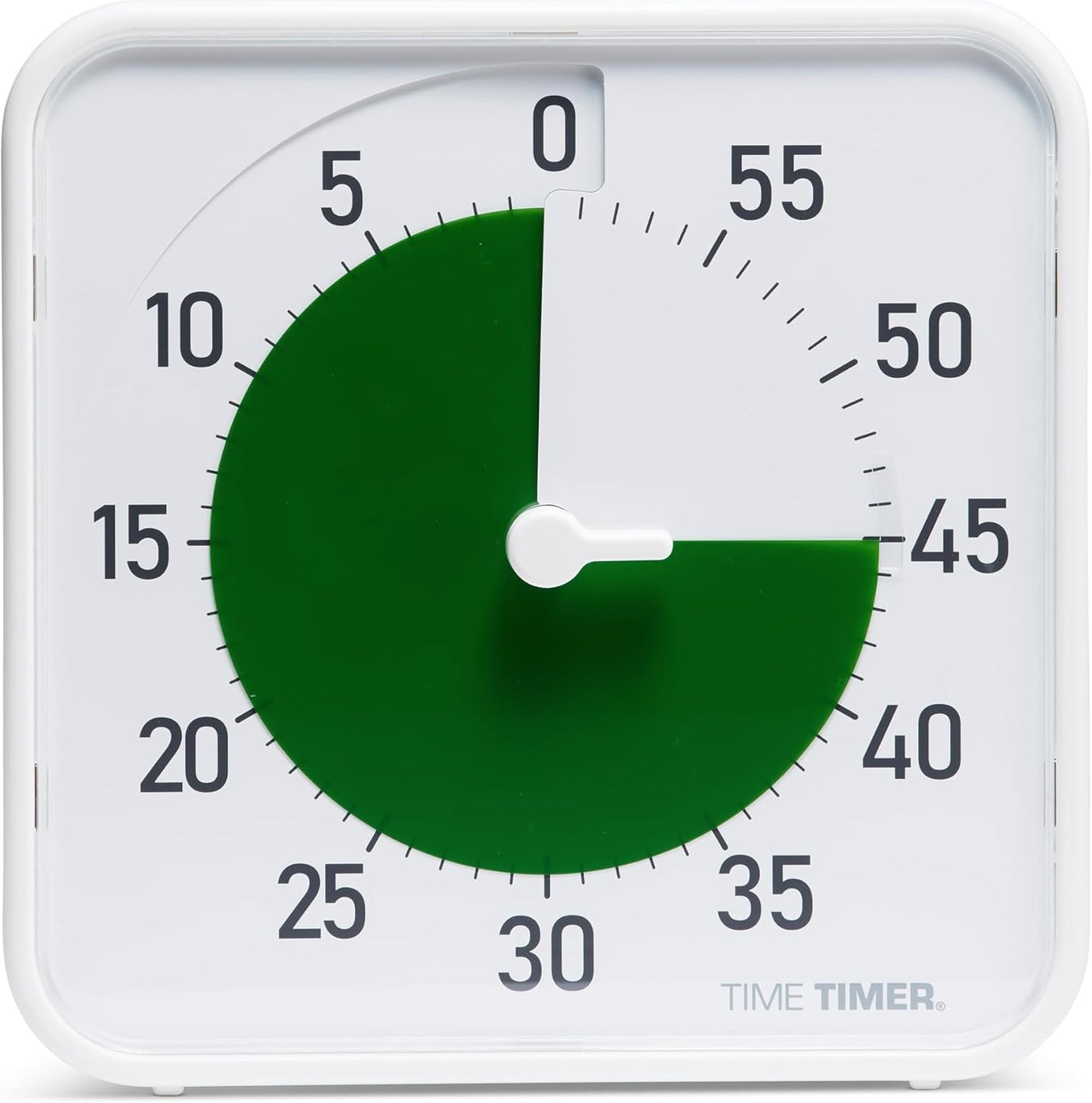 TIME TIMER 12 inch Visual Timer 60 Minute Kids Desk Countdown Clock with Dry Erase Activity Card, Also Magnetic for Classroom, Homeschooling Study Tool, Task Reminder, Home and Kitchen Timer