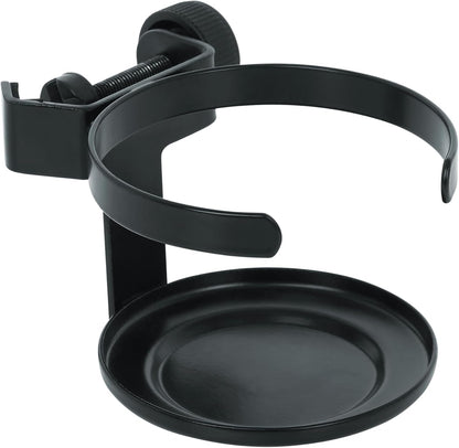 Gator Frameworks Microphone Stand Clamp On Drink Holder Holds Single Beverage, Cup (GFW-SINGLECUP)
