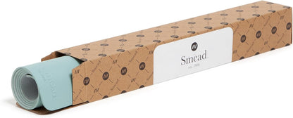Smead Desk Pad, Vegan Leather Desk Mat with Non-Slip Faux Suede Backing, Perfect Desk Organizer for Office Decor, 31.5” x 15.7” Medium, Sandstone (64831)